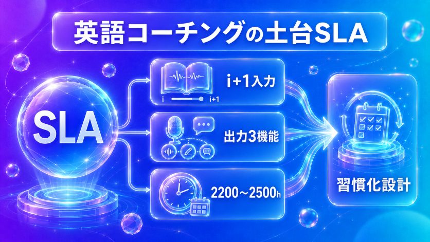 英語コーチング学習法の土台:第二言語習得論(SLA)とは何か