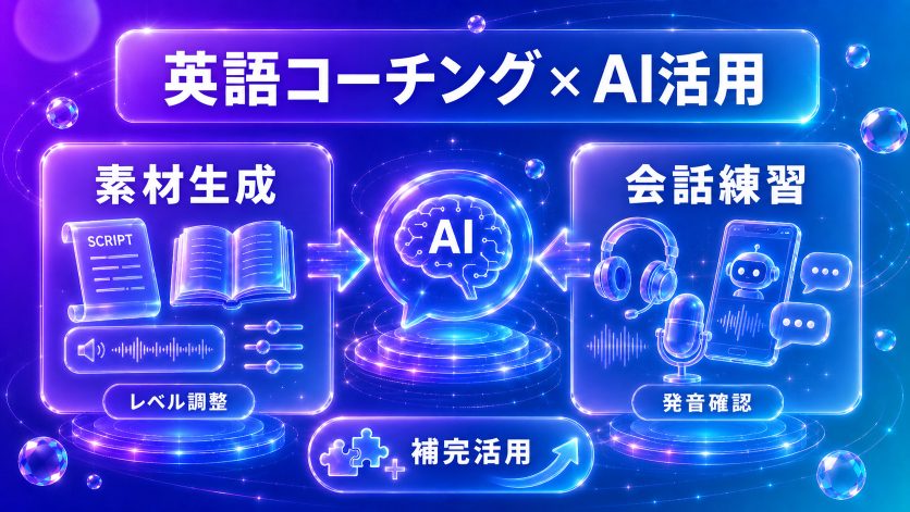 英語コーチング学習法にAIツールを組み合わせる具体的な活用法